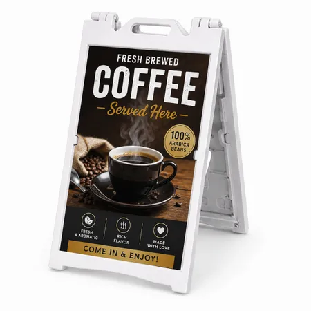 A-Frame Sidewalk Sign - Custom Shot Glass Now