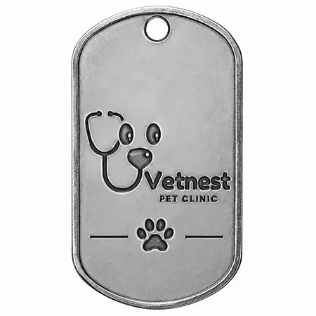 3D Metal Dog Tags - Custom Shot Glass Now