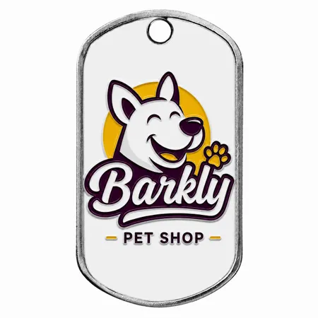 Hard Enamel Metal Dog Tags - Custom Shot Glass Now