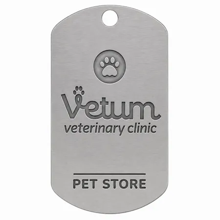 Die Struck Metal Dog Tags - Custom Shot Glass Now