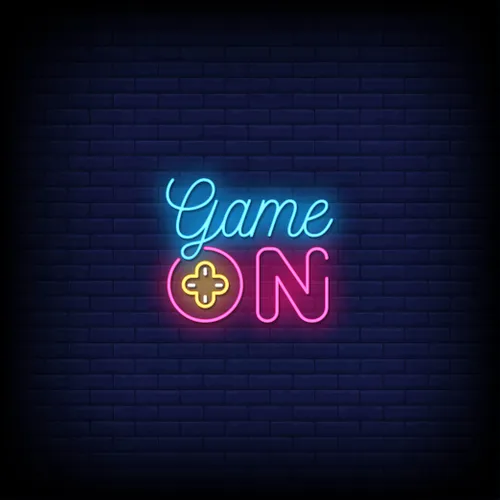 Game On Neon Sign - Custom Shot Glass Now