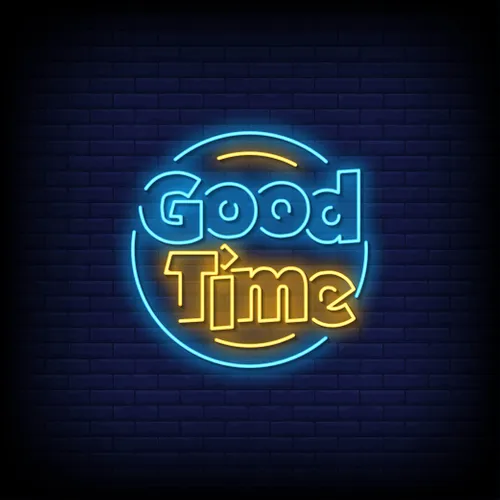 Good Time Neon Sign - Custom Shot Glass Now
