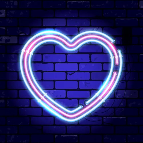 Heart Neon Sign - Custom Shot Glass Now