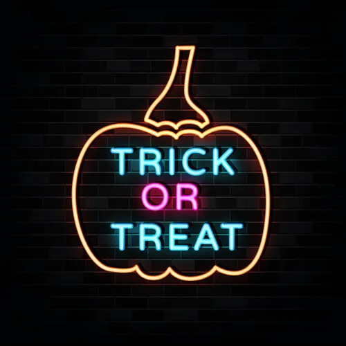 Pumpin Trick or Treat Neon Sign - Custom Shot Glass Now