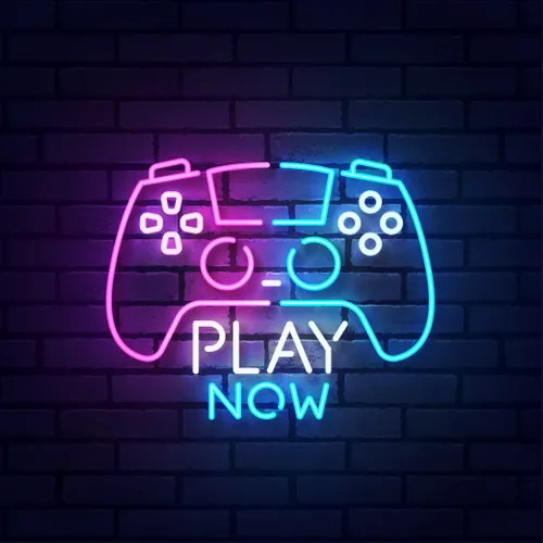 Play Now Neon Sign - Custom Shot Glass Now