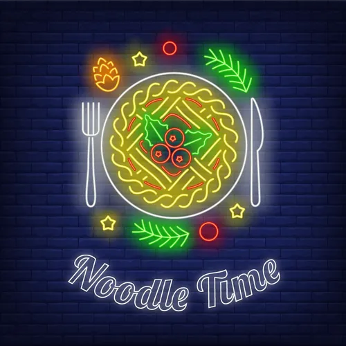 Noodle Time Neon Sign - Custom Shot Glass Now