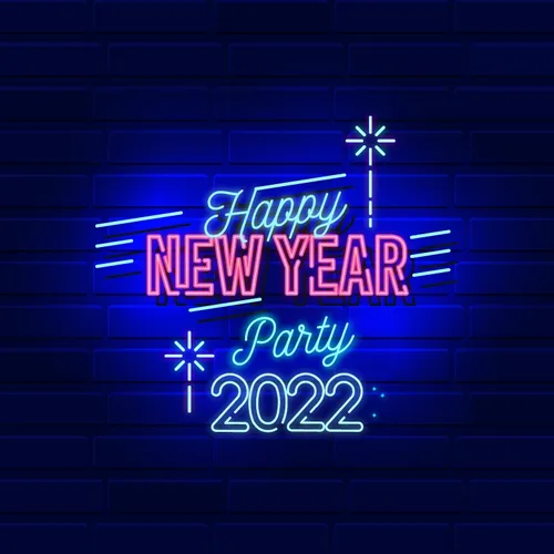 New Year Party Neon Sign - Custom Shot Glass Now