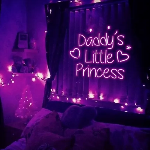 Daddy's Little Princess Neon Sign - Custom Shot Glass Now