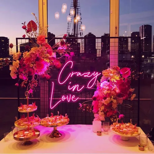 Crazy in Love Neon Sign - Custom Shot Glass Now