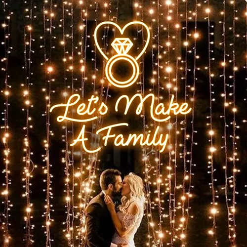 Let's Make A Family Neon Sign - Custom Shot Glass Now