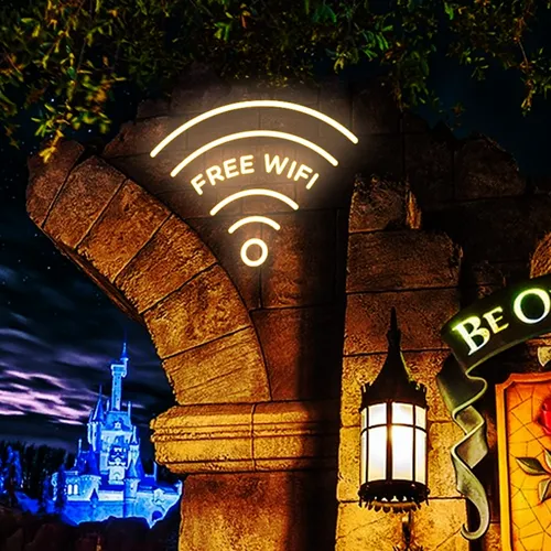 Free Wifi Neon Sign - Custom Shot Glass Now