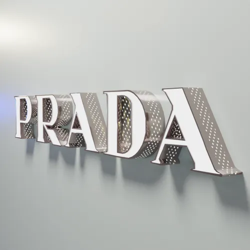 Frontlit Sign With Punch Holes - Custom Shot Glass Now