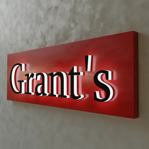 Sidelit Sign - Custom Shot Glass Now