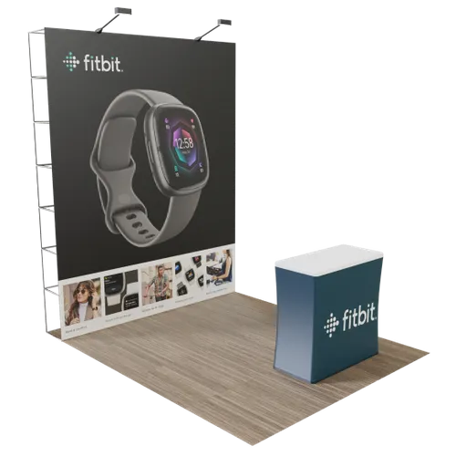 Custom Pop Up Trade Show Display 8' x 8' (ft) - Custom Shot Glass Now