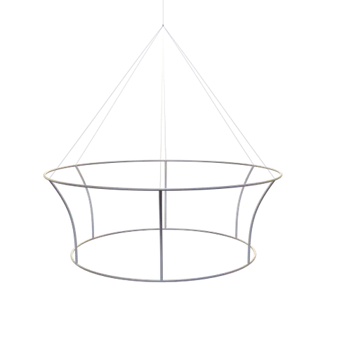 Custom Tapered Circle Personalized Trade Show Hanging Signs - Custom Shot Glass Now