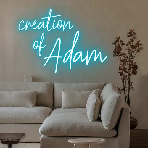 Creation Of Adam Neon Sign - Custom Shot Glass Now