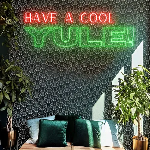 Have a Cool Yule! Neon Sign - Custom Shot Glass Now