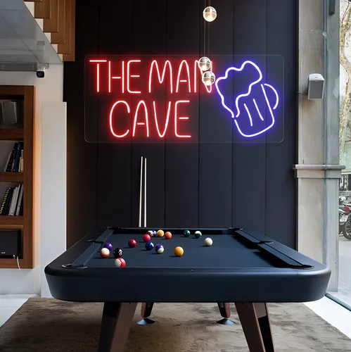 The Man Cave Neon Sign - Custom Shot Glass Now