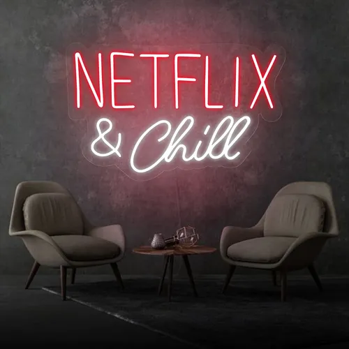 Netflix and Chill Neon Sign - Custom Shot Glass Now