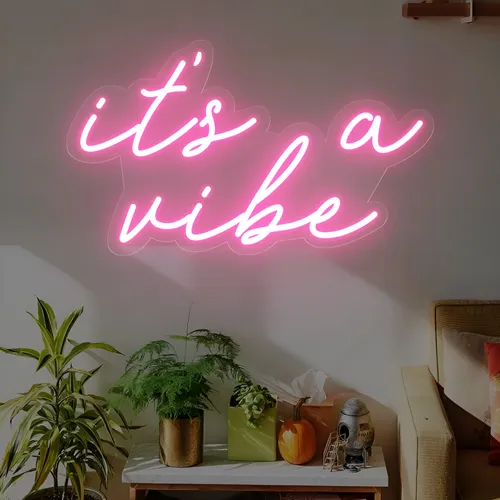 It's a Vibe Neon Sign - Custom Shot Glass Now