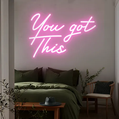 You Got This Neon Sign - Custom Shot Glass Now