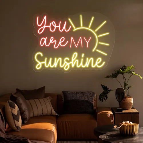 You Are My Sunshine Neon Sign - Custom Shot Glass Now