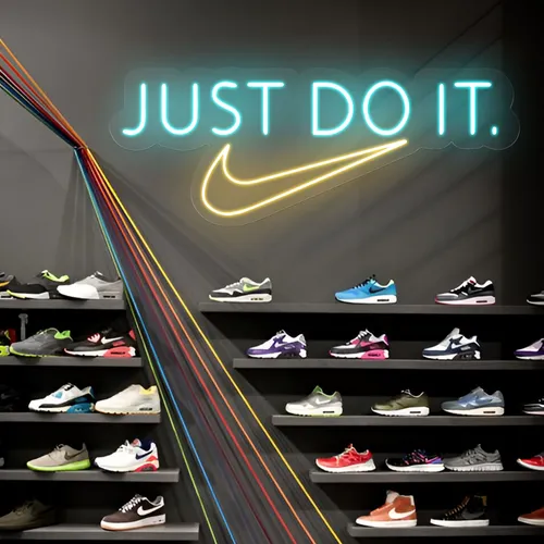 Just Do It Neon Sign - Custom Shot Glass Now