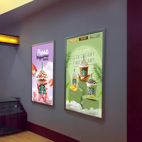 Aluminum Photo Frame Slim light Box - Custom Shot Glass Now