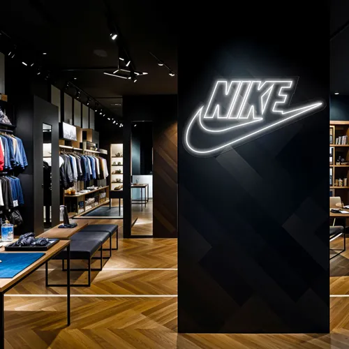 Nike Neon Sign - Custom Shot Glass Now