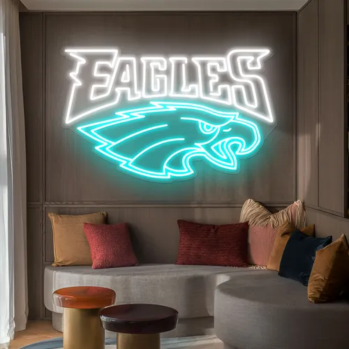 Eagles Neon Sign - Custom Shot Glass Now