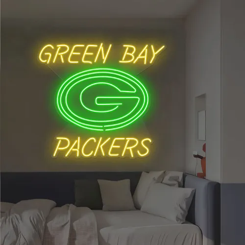 Green Bay Packers Neon Sign - Custom Shot Glass Now