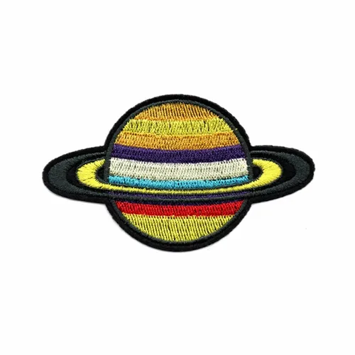 Colorful Ringed Planet Patch - Custom Shot Glass Now