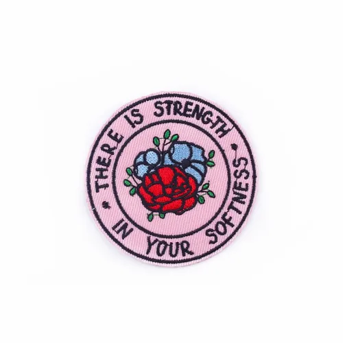 Pink Strength in Softness Patch - Custom Shot Glass Now
