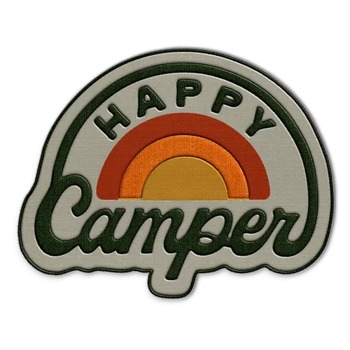 Happy Camper Hat Patch - Custom Shot Glass Now