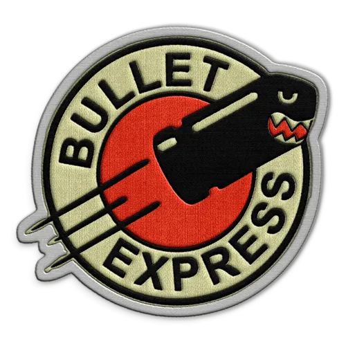 Bullet Express Hat Patch - Custom Shot Glass Now