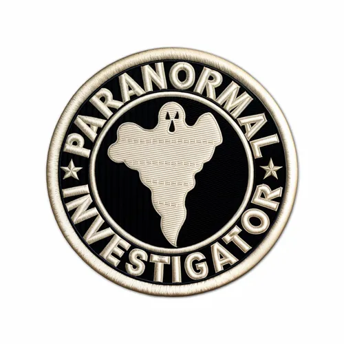 Round Paranormal Investigator Iron On Patch - Custom Shot Glass Now