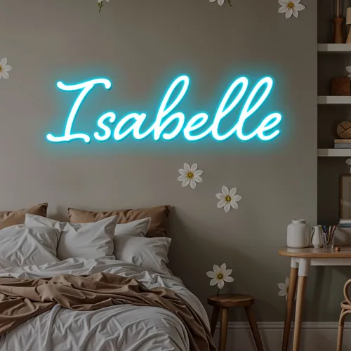 Isabelle Neon Sign - Custom Shot Glass Now
