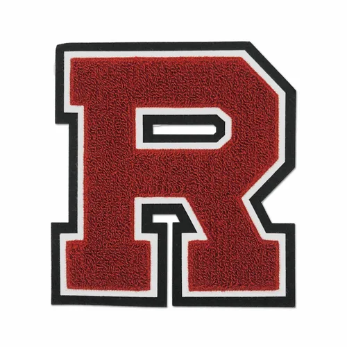 R Letterman Jacket Patch - Custom Shot Glass Now