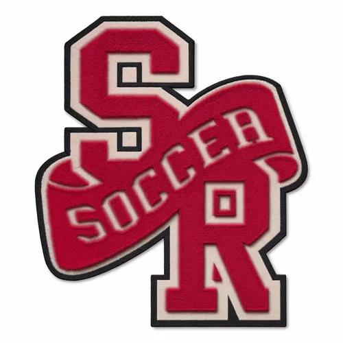 SR Soccer Letterman Jacket Patch - Custom Shot Glass Now