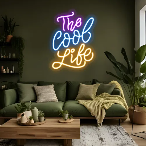 The Cool Life Neon Sign - Custom Shot Glass Now