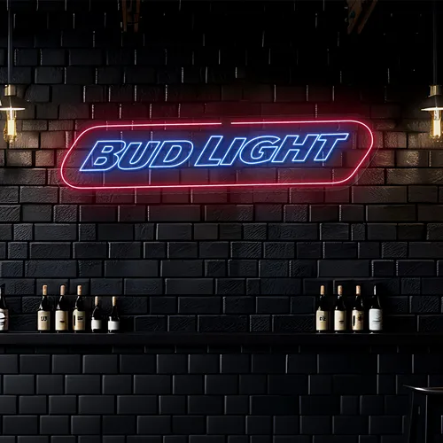 Chill Bud Light Neon Sign - Custom Shot Glass Now