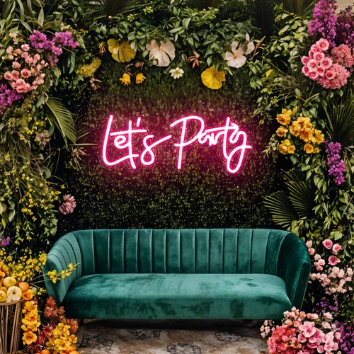 Let’s Party Neon Signs - Custom Shot Glass Now