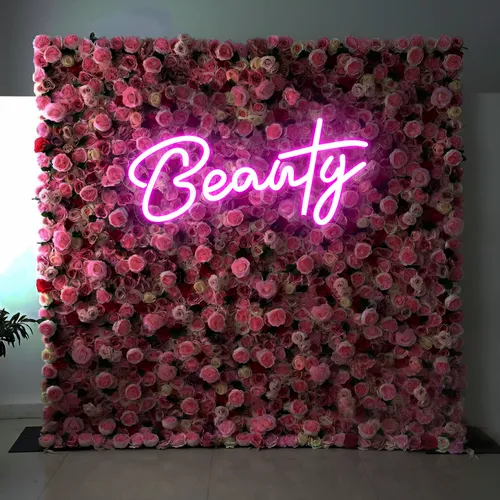 Radiant Beauty Pink Neon Sign - Custom Shot Glass Now
