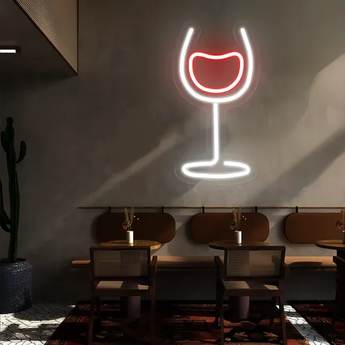 Aura Glass Neon Signs - Custom Shot Glass Now