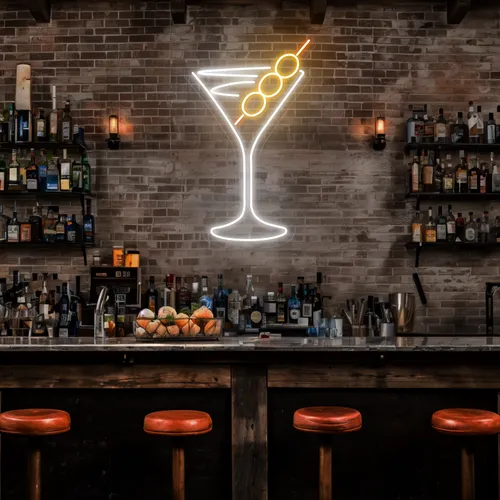 Vibe Glass Neon Signs - Custom Shot Glass Now