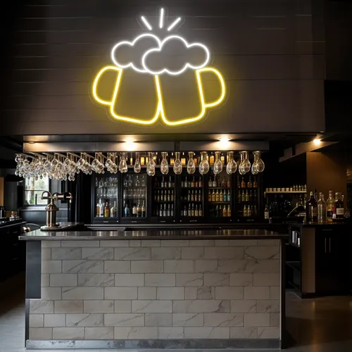 Chill Glass Neon Sign - Custom Shot Glass Now