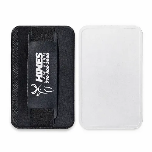 Leather Phone Wallet with Hand Grip - Custom Shot Glass Now