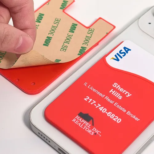 Silicone Phone Wallet Card Holder - Custom Shot Glass Now