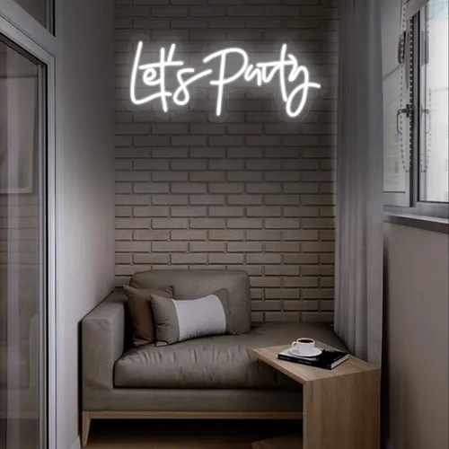 Mini Lets Party Neon sign - Custom Shot Glass Now