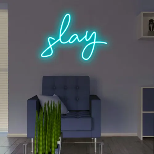 Slay Neon Sign - Custom Shot Glass Now